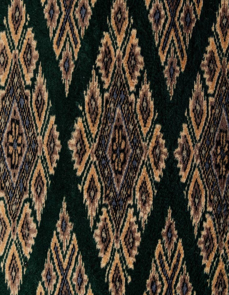 Detail image of  2' x 3' 2  Hand Knotted Bokhara Oriental Wool Rug