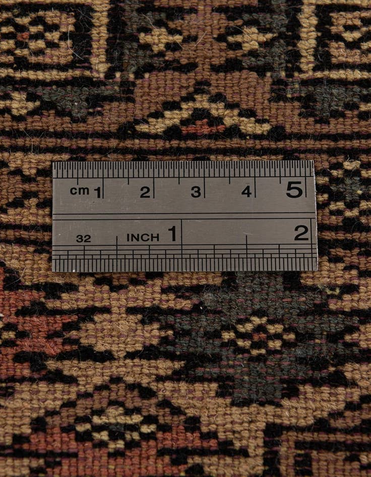 Detail image of  1' 11 x 3' 2  Hand Knotted Bokhara Oriental Wool Rug