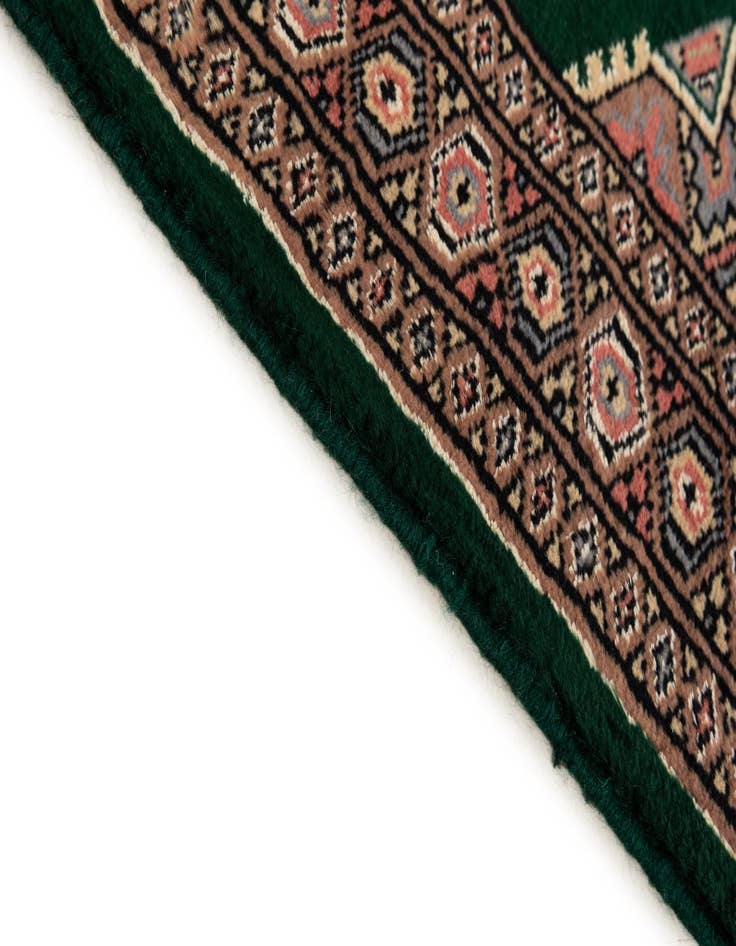 Detail image of  2' 1 x 3' 2  Hand Knotted Bokhara Oriental Wool Rug