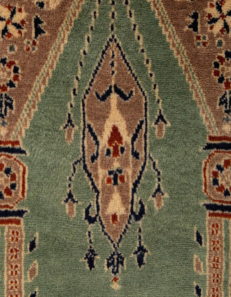 Detail image of  2' 9 x 4' 4  Hand Knotted Bokhara Oriental Wool Rug