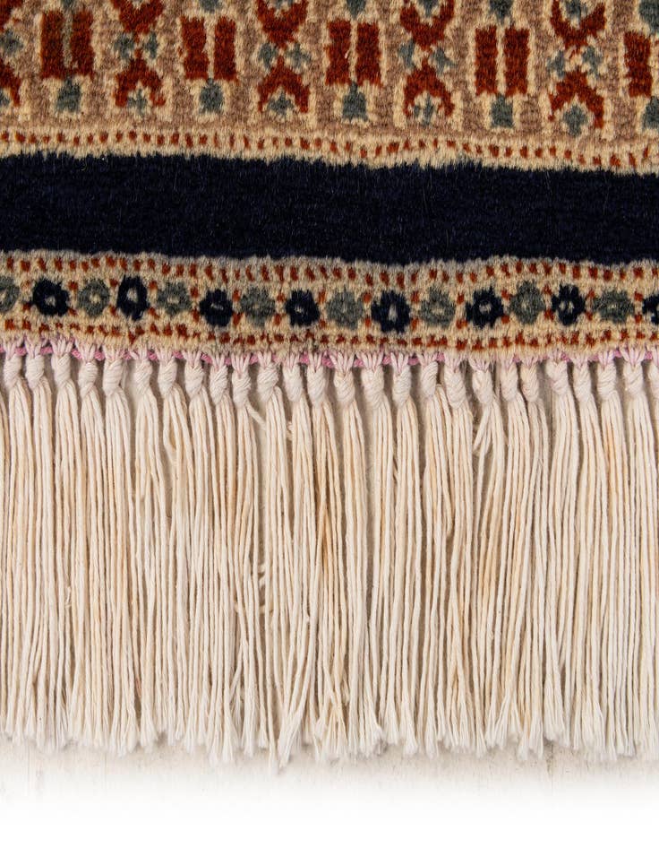 Detail image of  2' 9 x 4' 4  Hand Knotted Bokhara Oriental Wool Rug