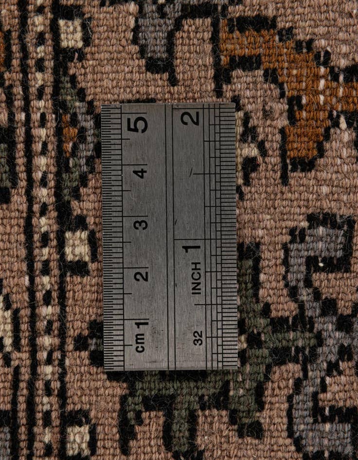 Detail image of  4' 1 x 6' 8  Hand Knotted Bokhara Oriental Wool Rug