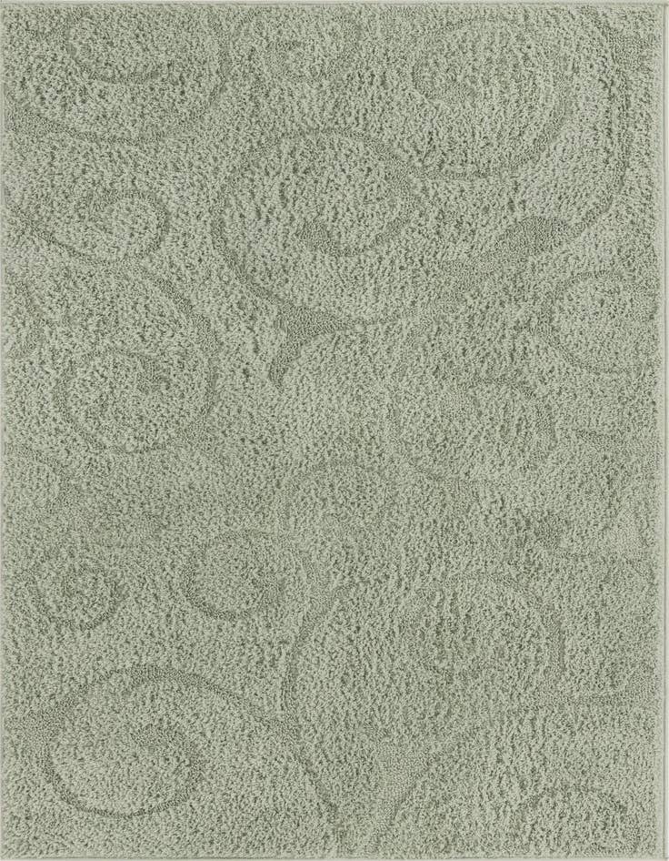 Detail image of  4' x 6' Botanical Shag Rug