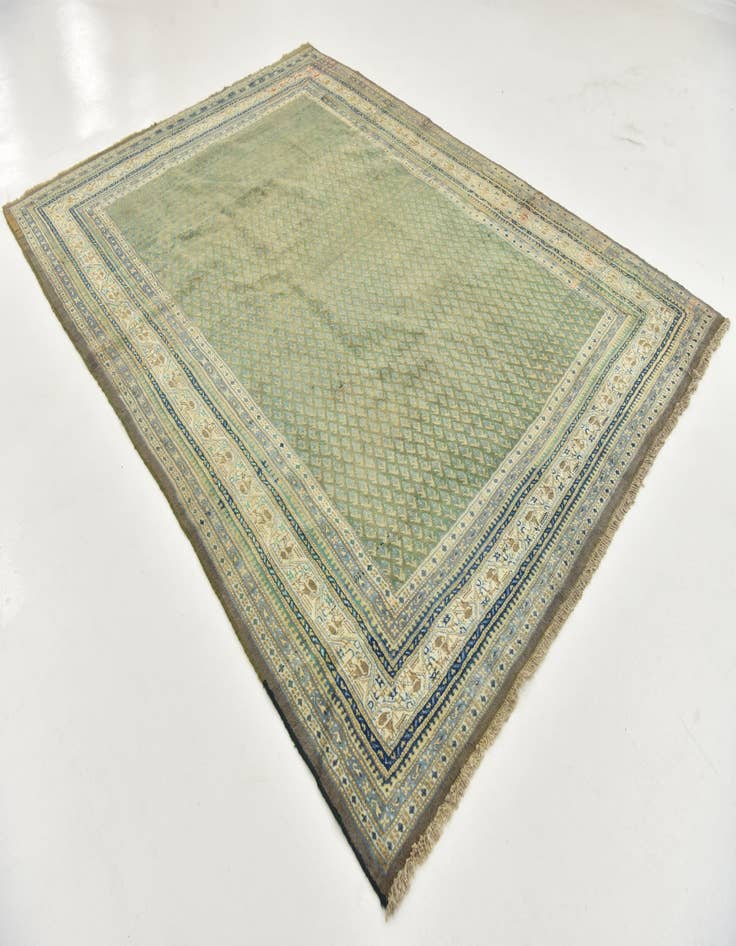 Detail image of  7' x 10'  Hand Knotted Botemir Persian Wool Rug