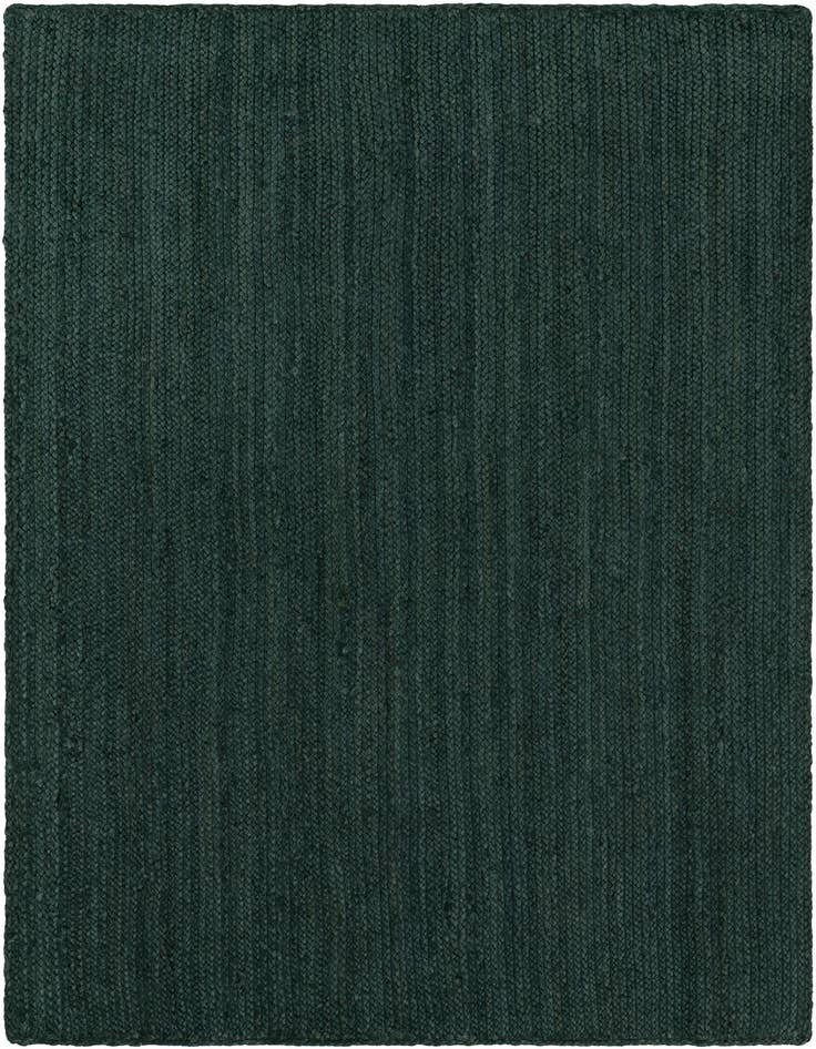 Detail image of  4' 1 x 6' 1  Hand Braided Jute Rug