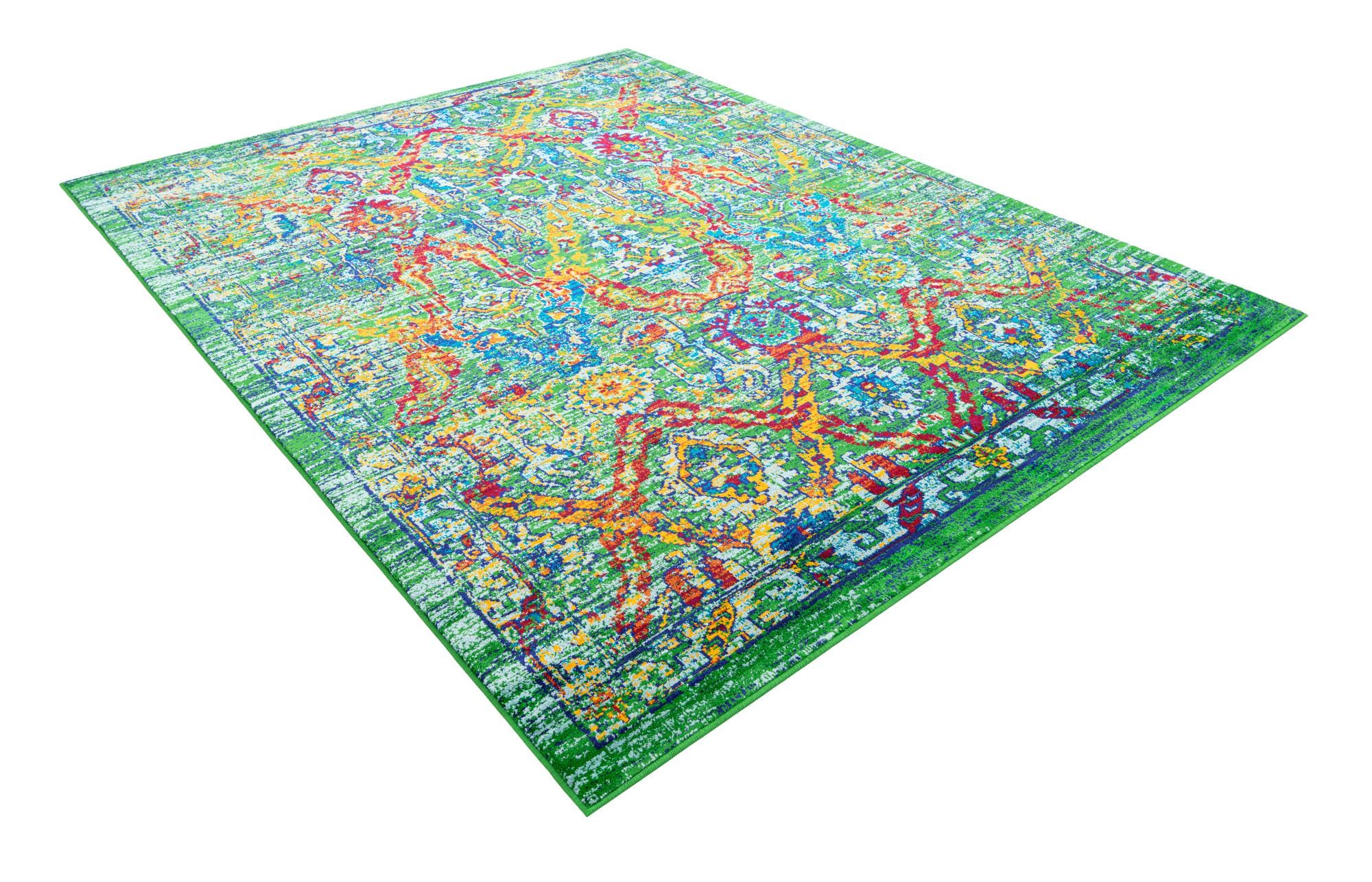 Green 7' 10 x 10' Calypso Rug | Rugs.com