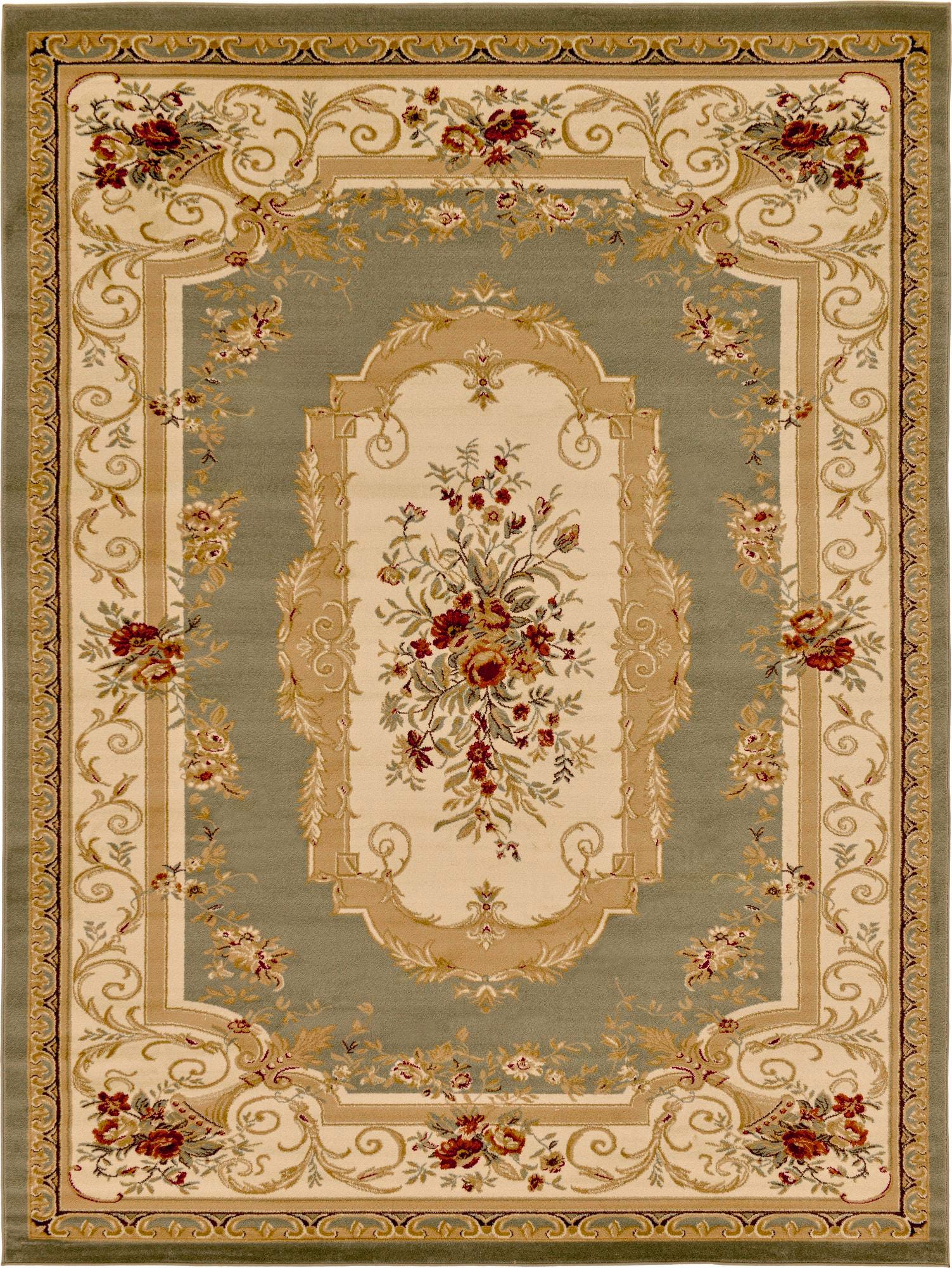 Green 9' x 12' Chateau Rug | Rugs.com