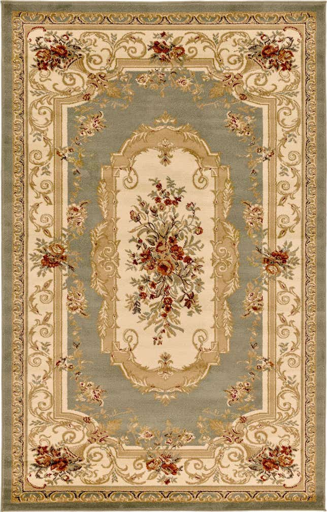 Green 5' 3 x 8' Chateau Rug | Rugs.com