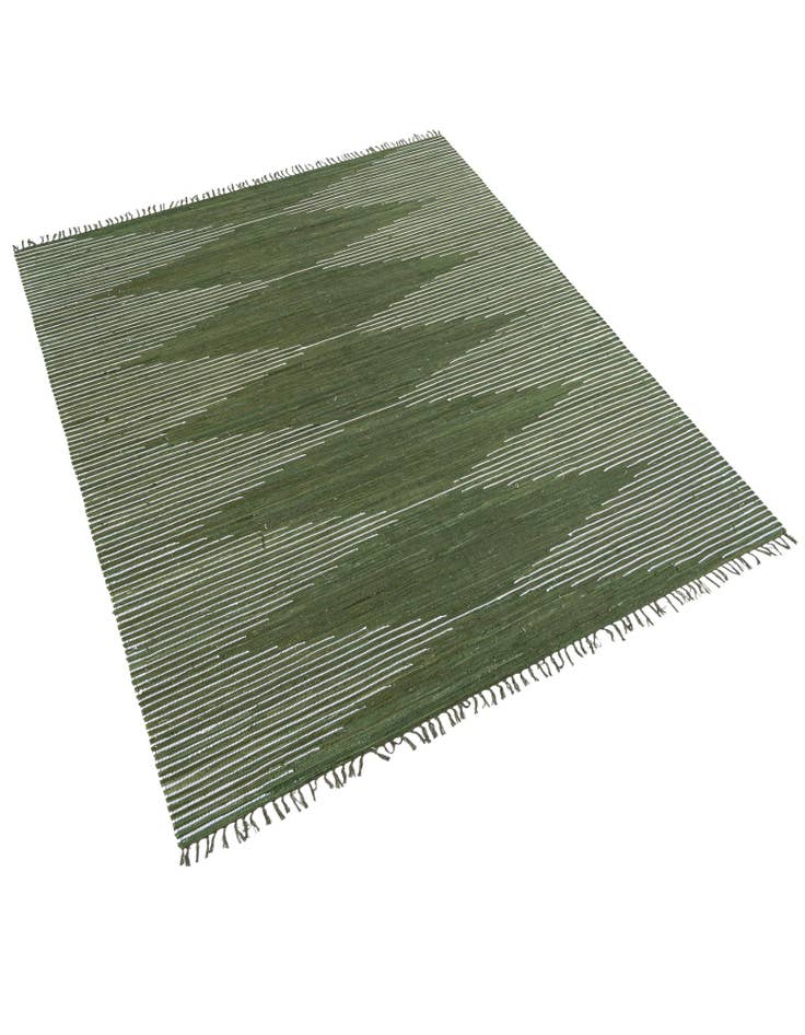 Detail image of  10' x 14' 1  Hand Woven Chindi Cotton Rug