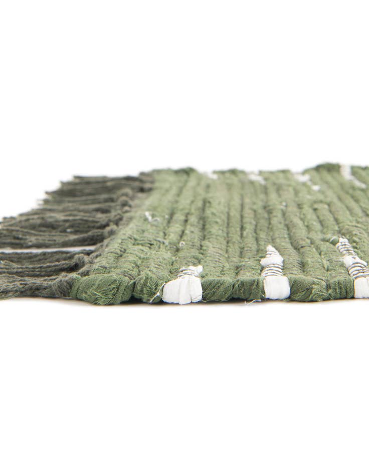 Detail image of  3' 3 x 5' 1  Hand Woven Chindi Cotton Rug