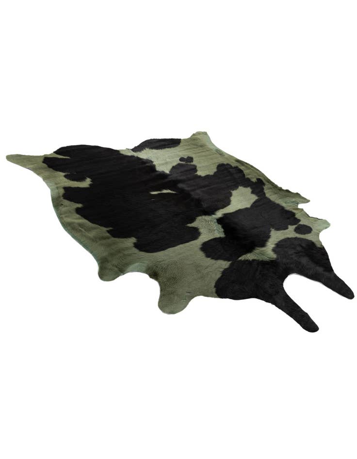 Detail image of  5' 4 x 6' Cowhide Leather Rug