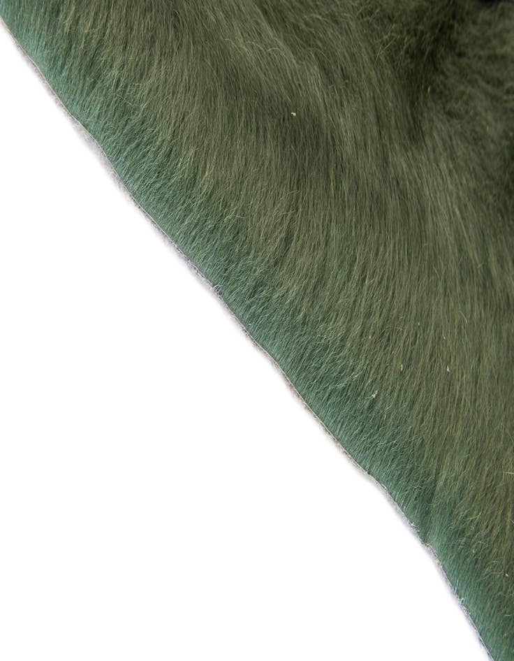 Detail image of  5' 4 x 6' Cowhide Leather Rug