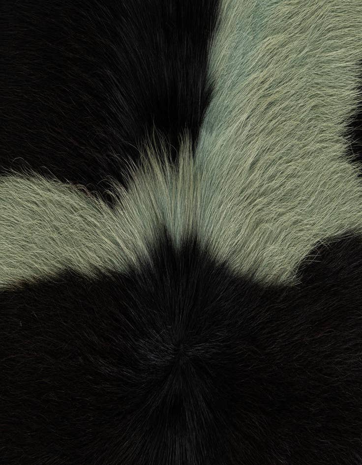 Detail image of  5' 4 x 6' Cowhide Leather Rug
