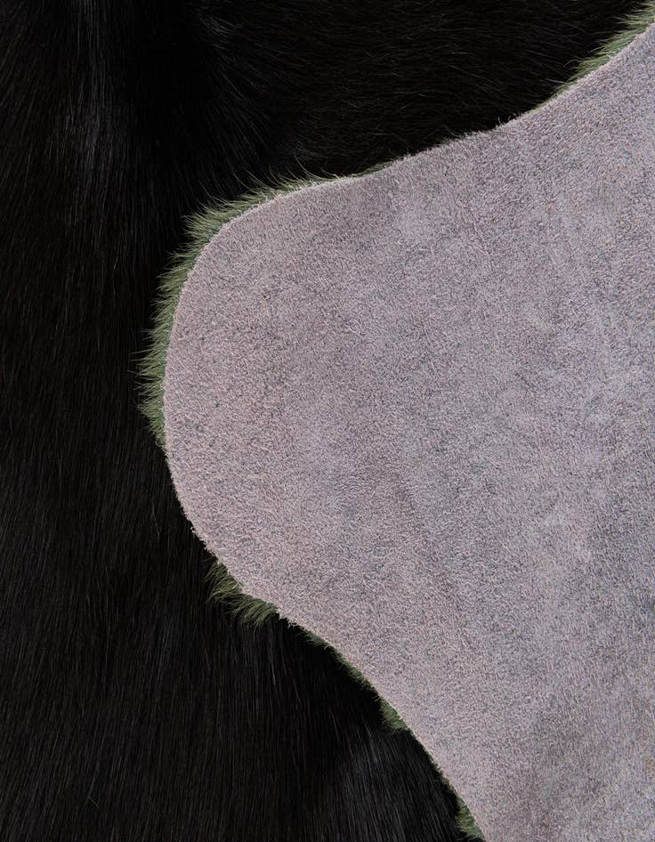 Detail image of  5' 4 x 6' Cowhide Leather Rug