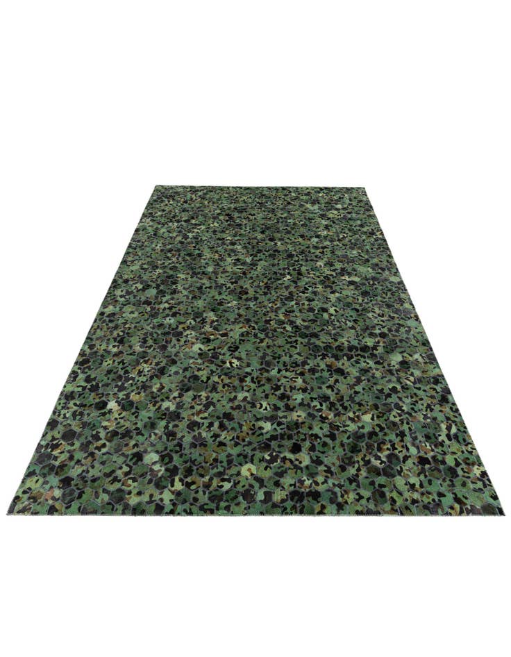 Detail image of  5' x 7' 9 Cowhide Stocks Rug