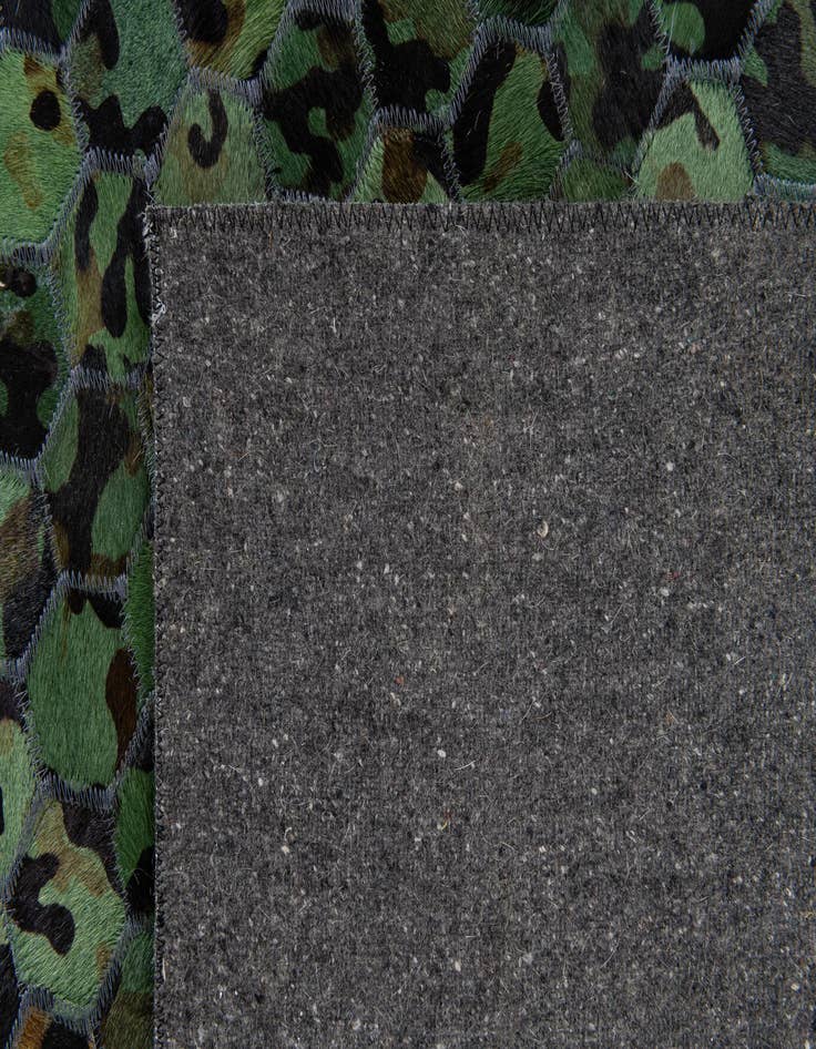 Detail image of  5' x 7' 9 Cowhide Stocks Rug