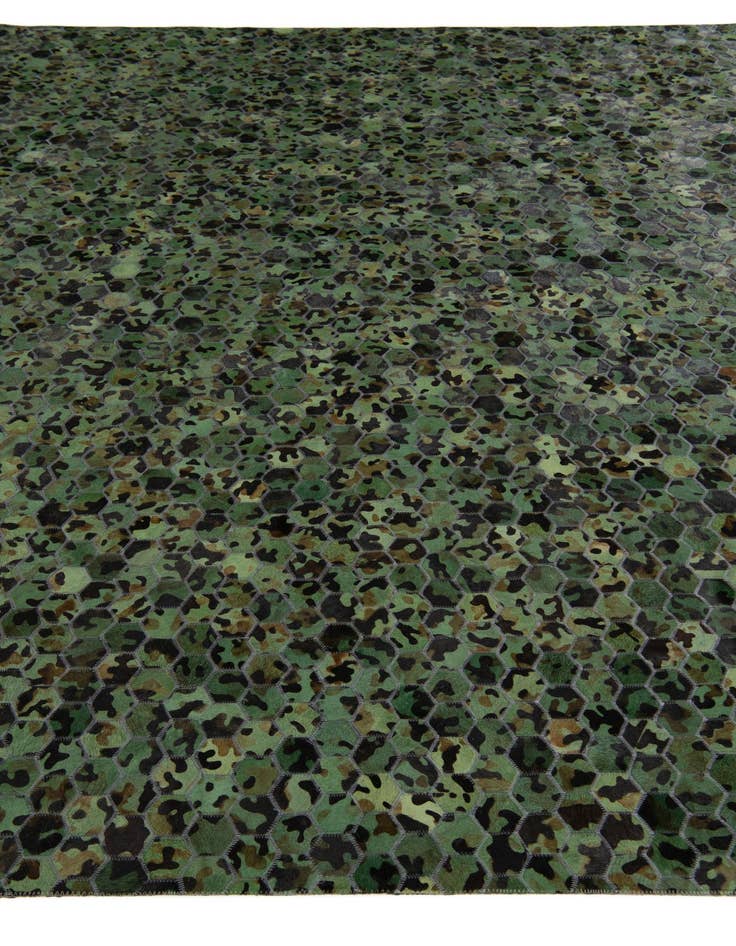 Detail image of  8' x 9' 9 Cowhide Stocks Rug