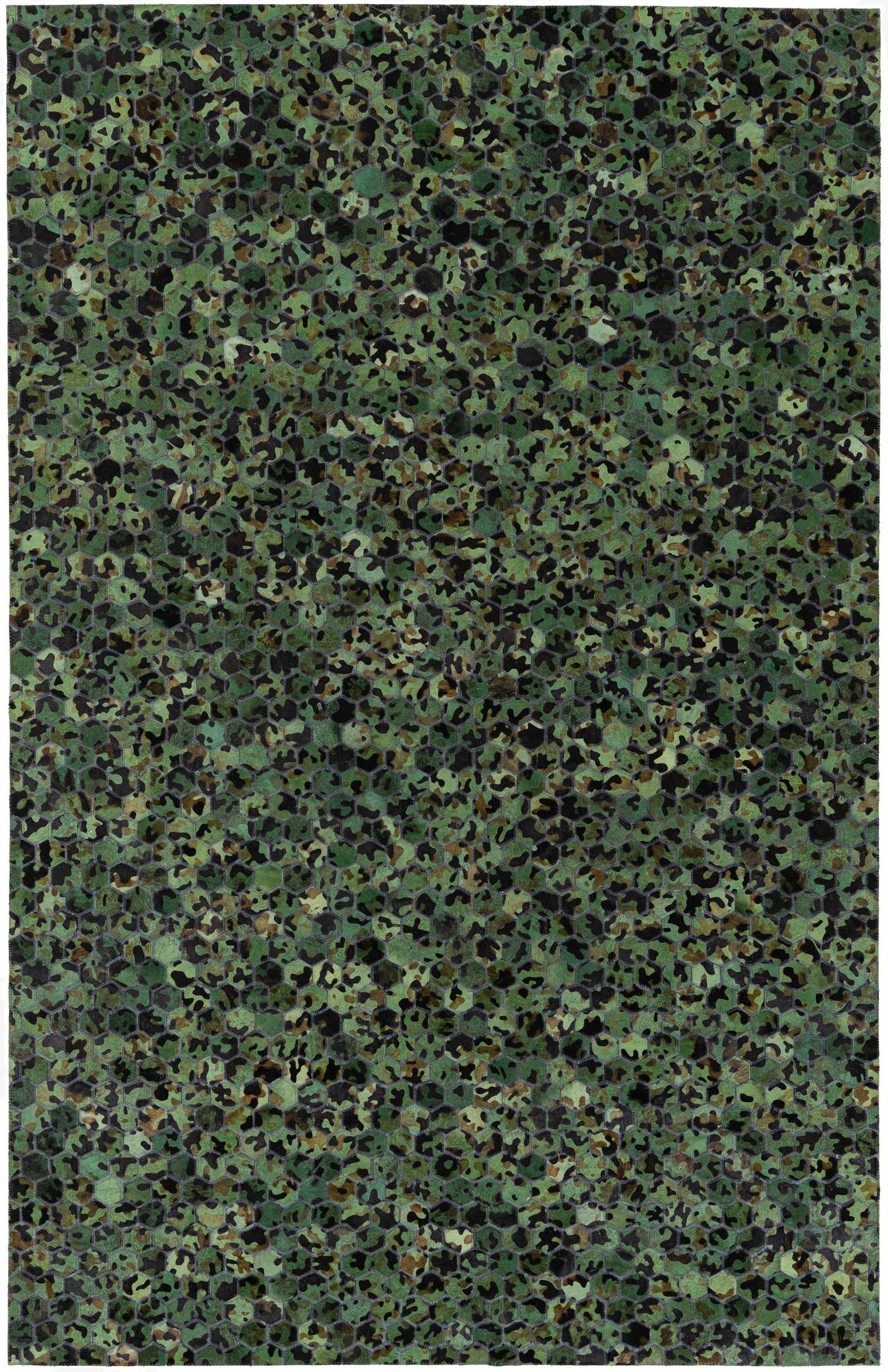  5' 1 x 8' Cowhide Stocks Rug