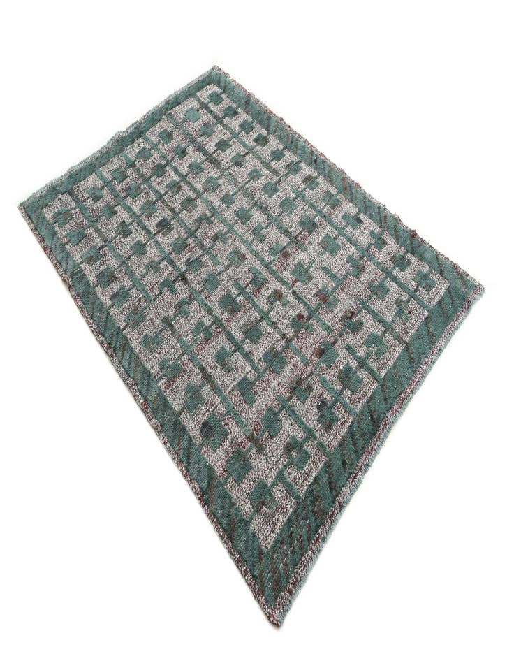 Detail image of  5' x 6' 8  Hand Knotted Darya Wool Rug