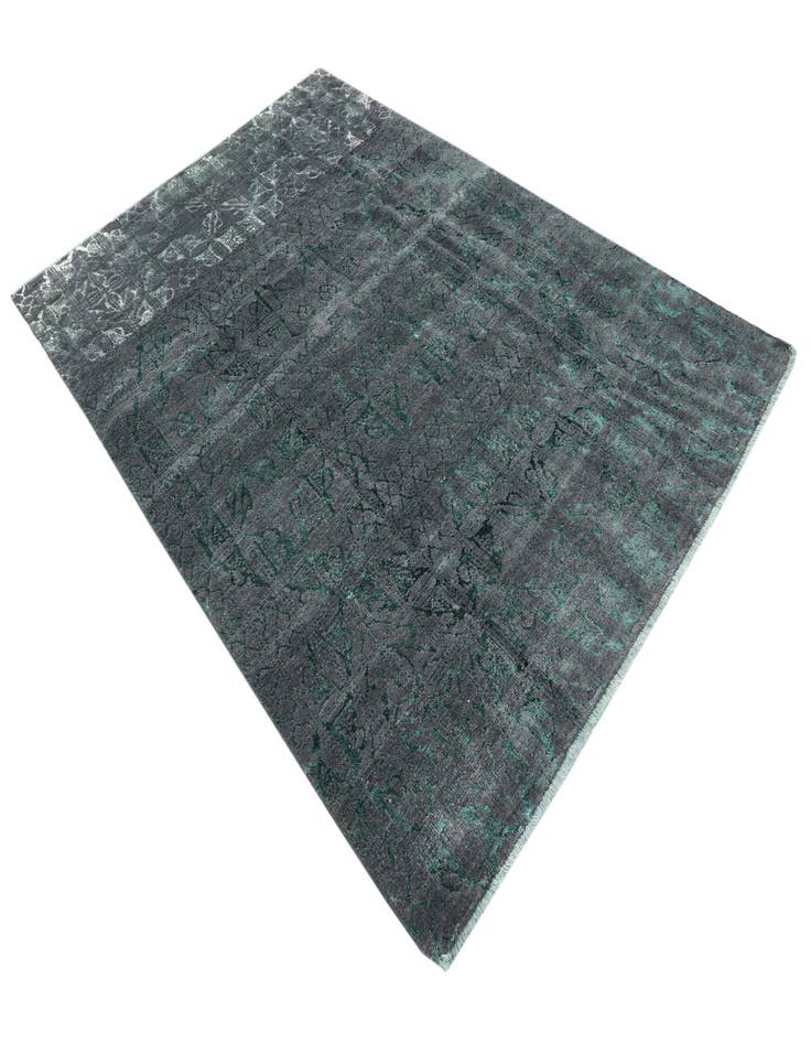 Detail image of  5' 10 x 9'  Hand Knotted Darya Rug