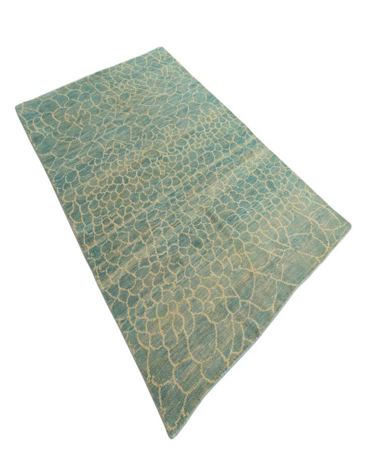 Detail image of  5' 6 x 7' 10  Hand Knotted Darya Wool Rug