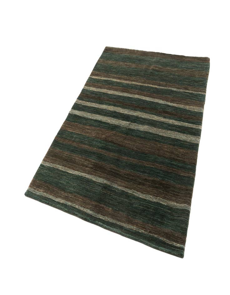 Detail image of  5' x 6' 9  Hand Knotted Gabbeh Wool Rug