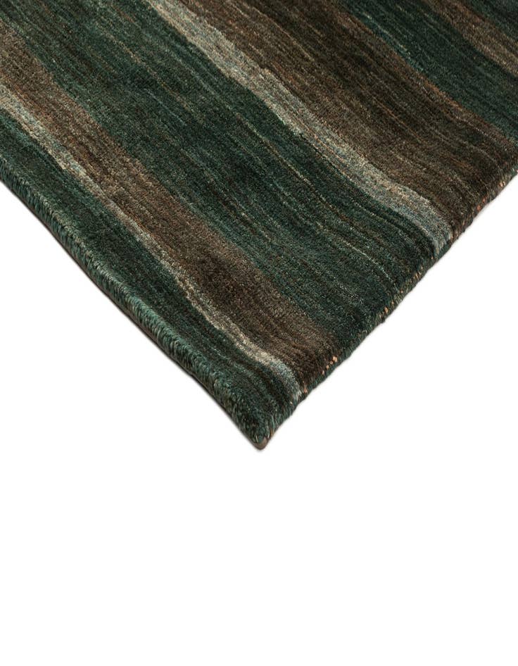 Detail image of  5' x 6' 9  Hand Knotted Gabbeh Wool Rug