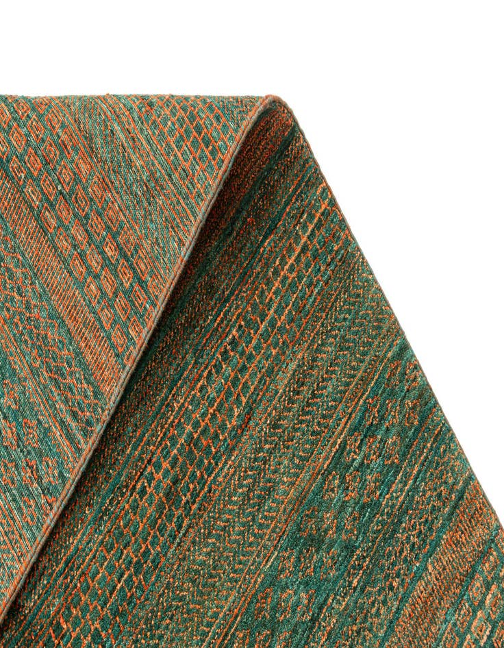 Detail image of  5' 1 x 7'  Hand Knotted Gabbeh Wool Rug