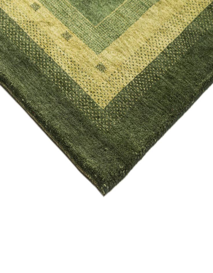 Detail image of  5' x 6' 8  Hand Knotted Gabbeh Wool Rug