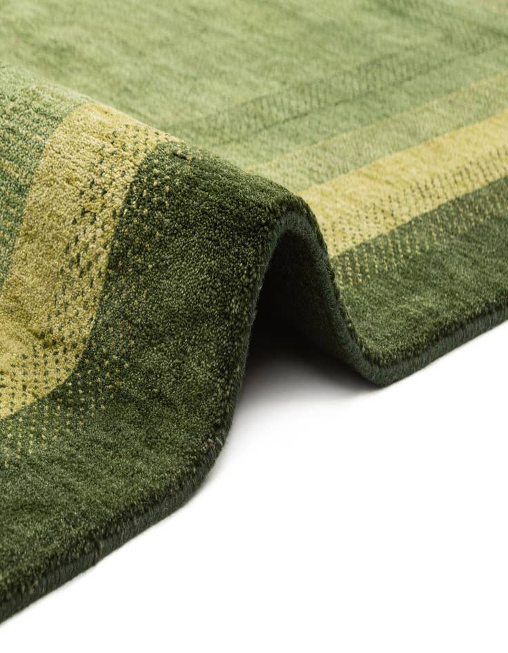 Detail image of  5' x 6' 8  Hand Knotted Gabbeh Wool Rug