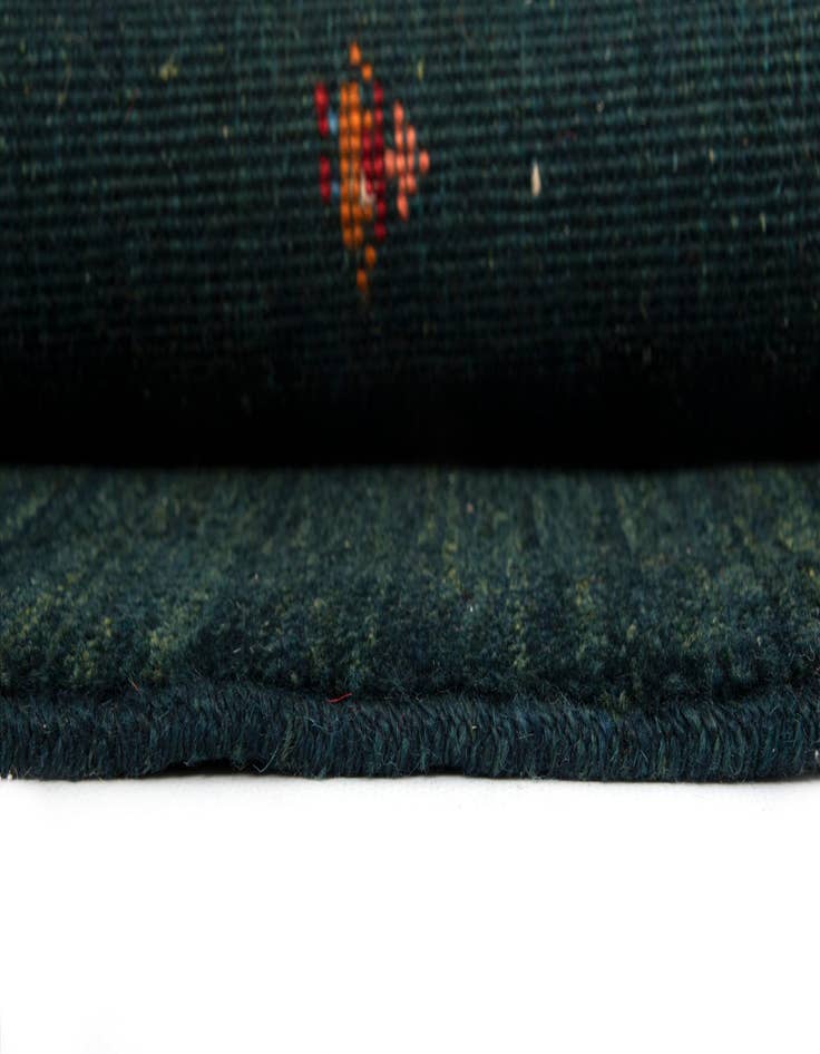 Detail image of 2' 1 x 2' 11 Gabbeh Shouli Wool Rug