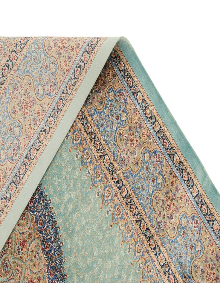 Detail image of  4' 9 x 7' 5 Ghom Design Rug