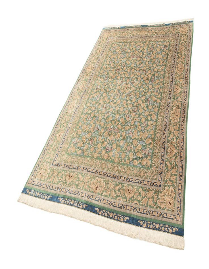 Detail image of  6' 8 x 10' 1 Ghom Design Rug