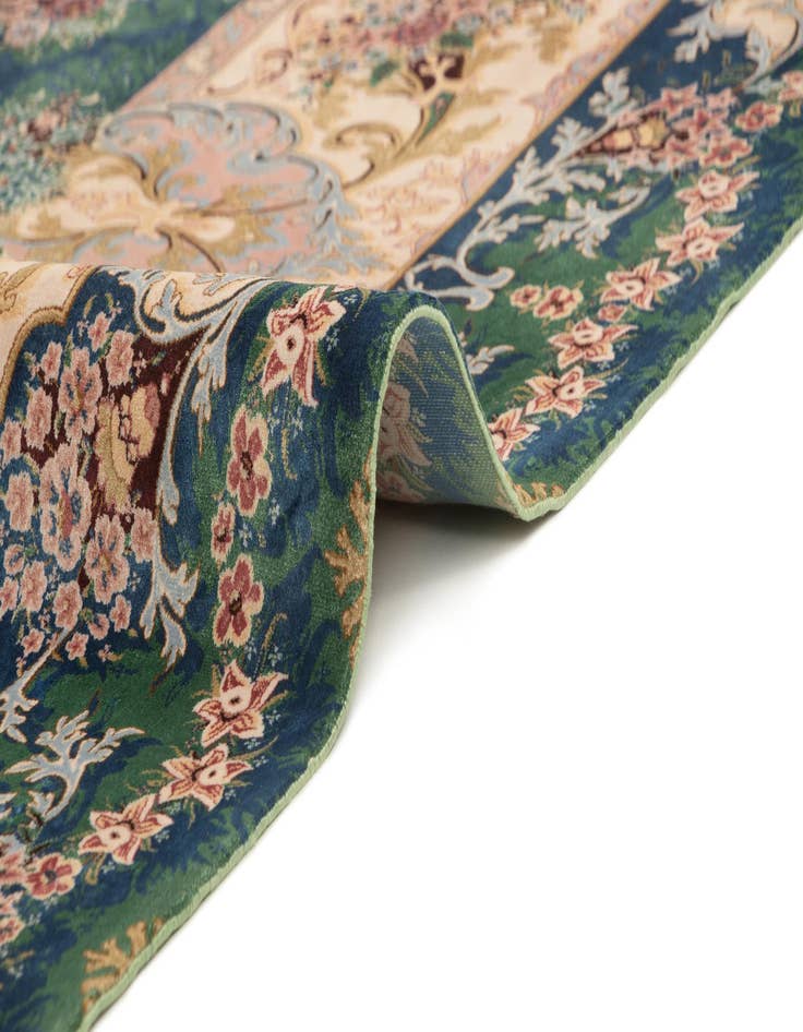 Detail image of  6' 5 x 9' 7 Ghom Design Rug