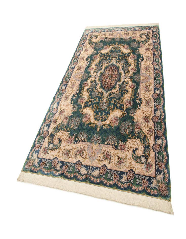 Detail image of  6' 5 x 9' 7 Ghom Design Rug