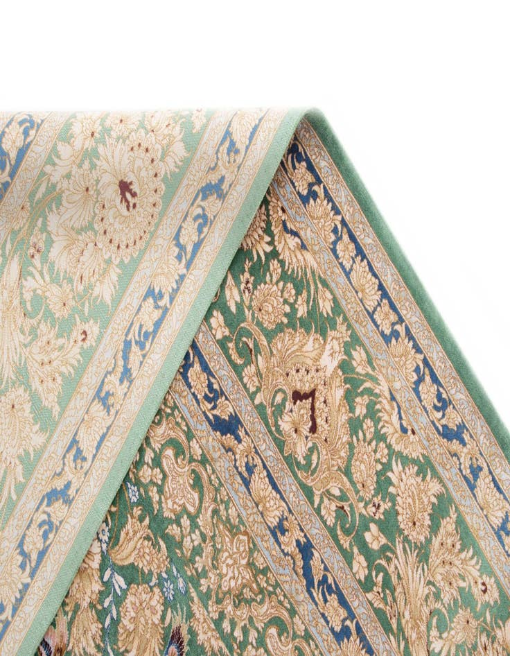 Detail image of  5' 11 x 9' 2 Ghom Design Rug