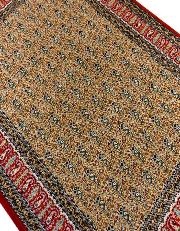 Detail image of  3' 3 x 4' 8 Ghom Silk Rug