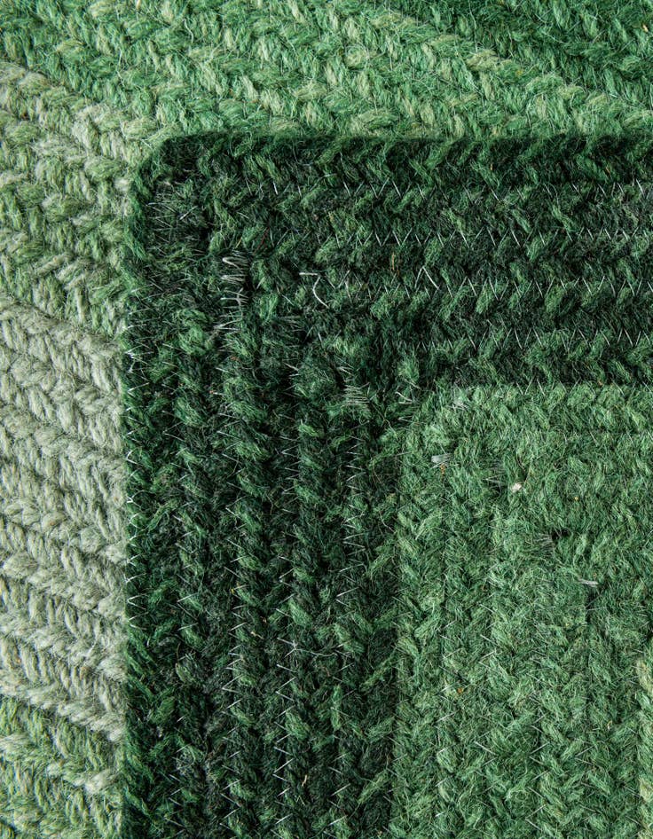 Detail image of  7' 10 x 10' Hand Braided Wool Rug