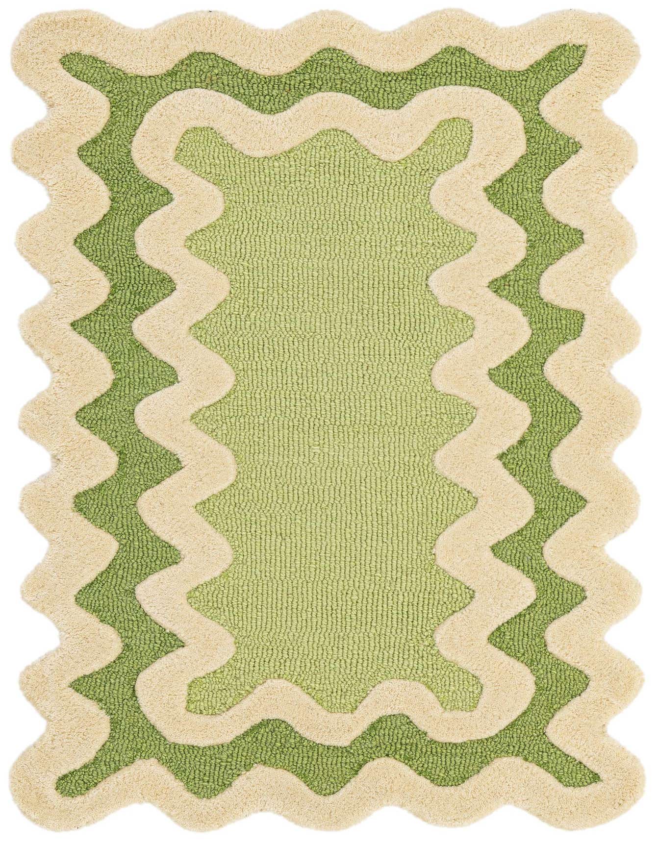 Primary image  2' x 3' 1 Happy Rugs Wiggles Wool