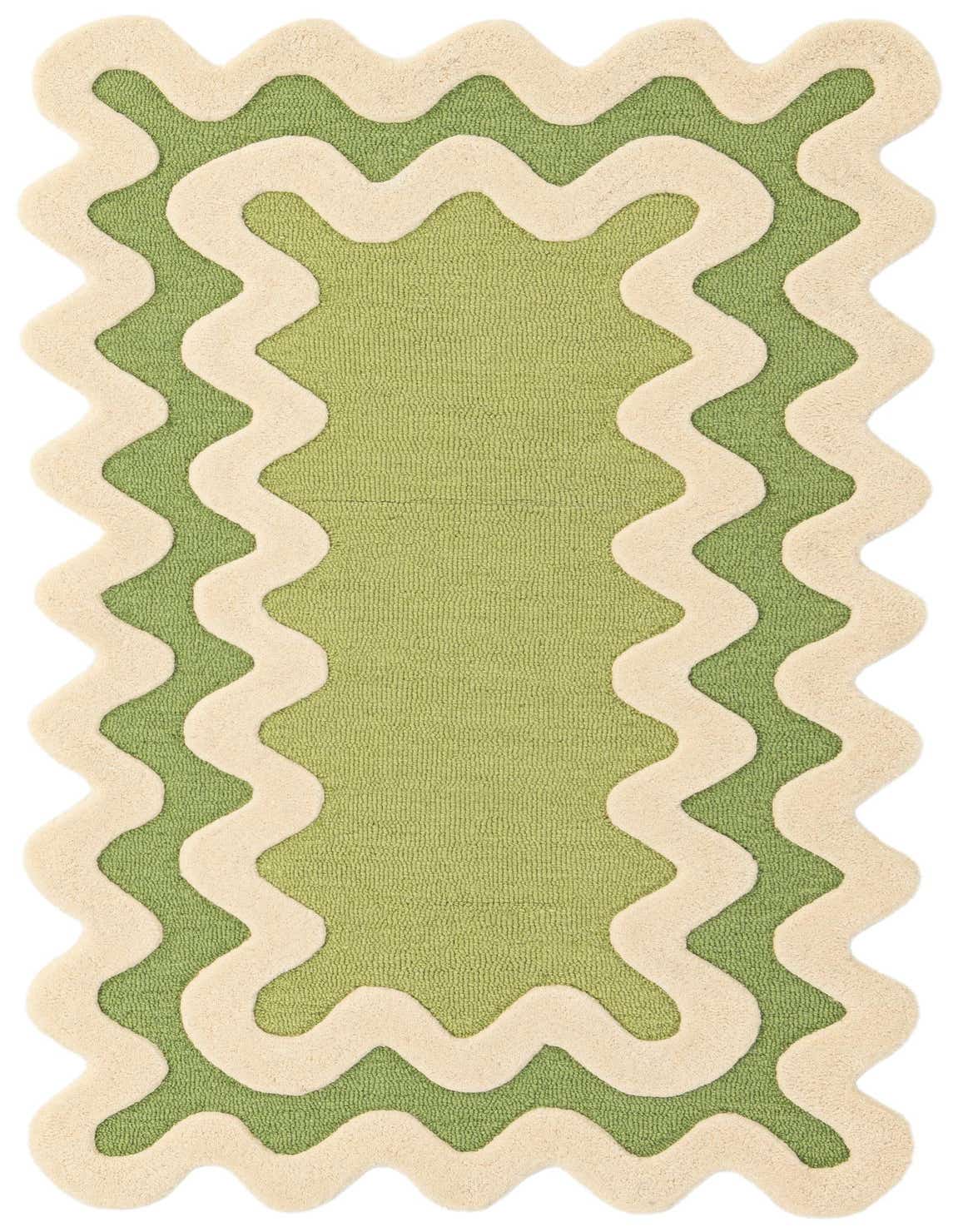 Primary image  3' 1 x 5' 3 Happy Rugs Wiggles Wool