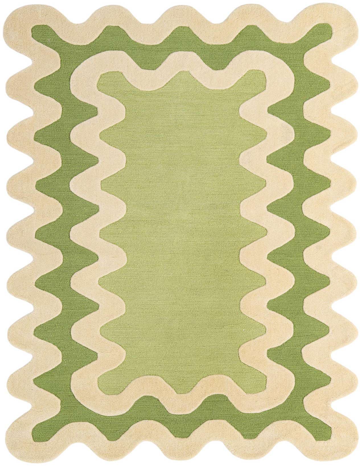 Primary image  5' 1 x 8' Happy Rugs Wiggles Wool