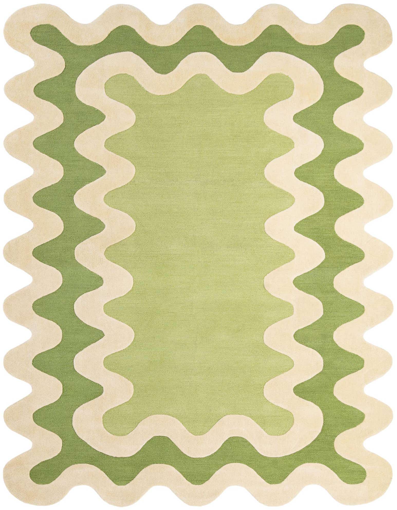 Primary image  7' 10 x 10' Happy Rugs Wiggles Wool