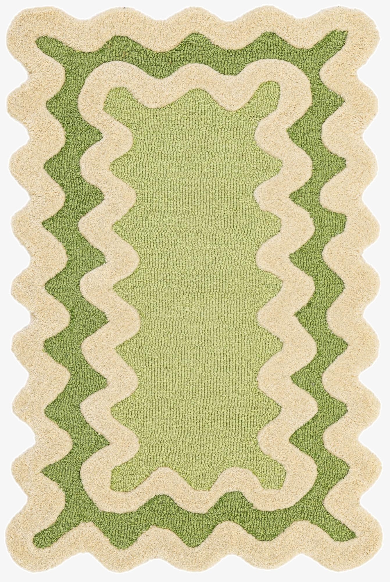  2' x 3' 1 Happy Rugs Wiggles Wool