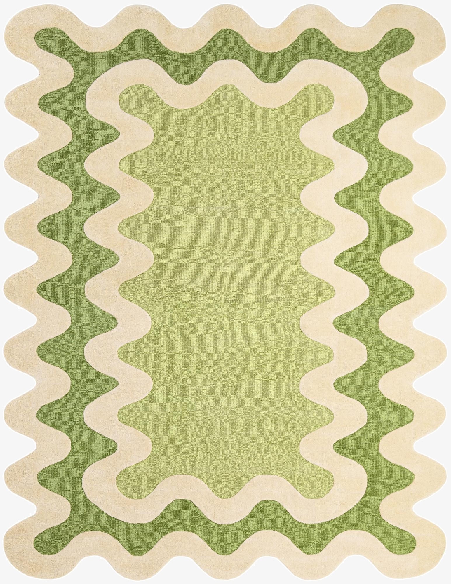Primary image  7' 10 x 10' Happy Rugs Wiggles Wool