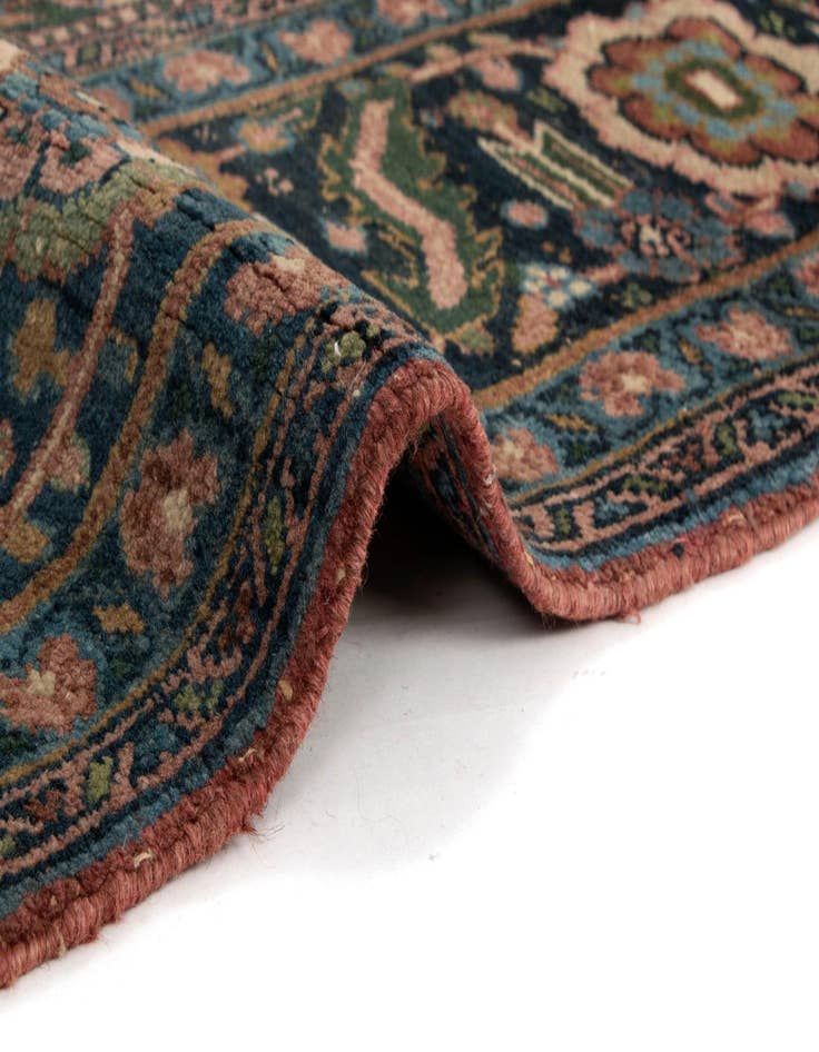 Detail image of 5' 11 x 9' Hand Knotted Heriz Persian Wool Rug