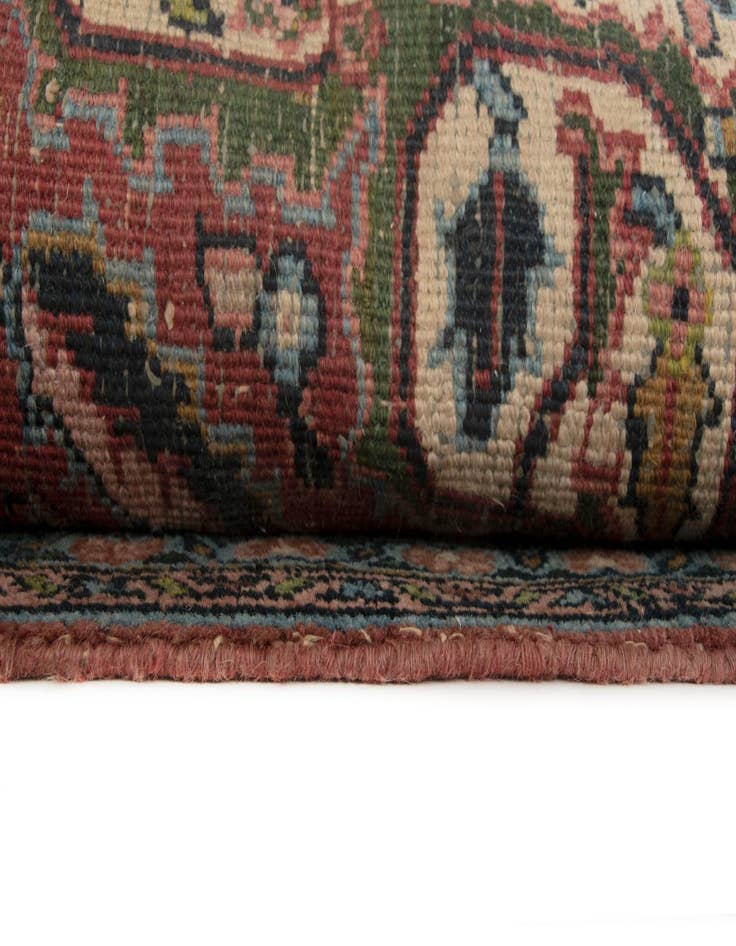 Detail image of 5' 11 x 9' Hand Knotted Heriz Persian Wool Rug
