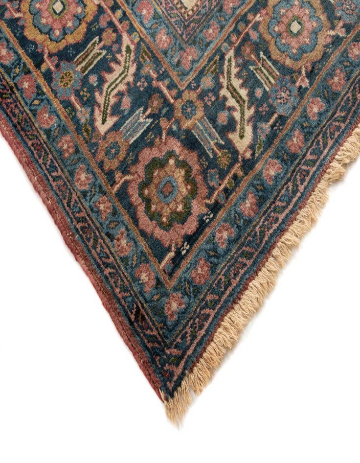 Detail image of 5' 11 x 9' Hand Knotted Heriz Persian Wool Rug