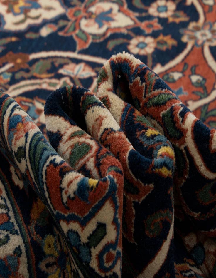 Detail image of  10' 8 x 14' 11 Isfahan Wool Rug