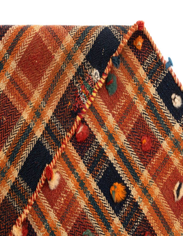 Detail image of  5' x 7' 5 Jajim Wool Rug