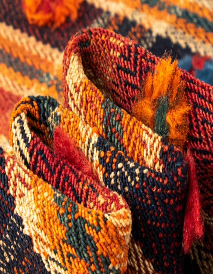 Detail image of  5' x 7' 5 Jajim Wool Rug